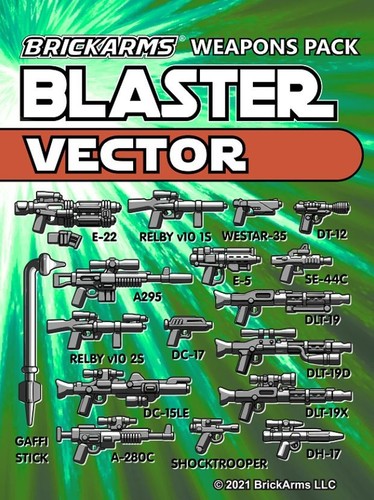 Brickarms blaster pack vector - brickarms,