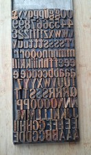 Wooden Letterpress Printing
