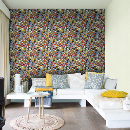 Leaf botanical vinyl wallpaper - botanical,