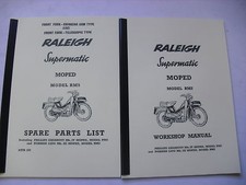 Raleigh Moped / RM5 / Workshop manual+Spare parts list /With Exploded Diagrams