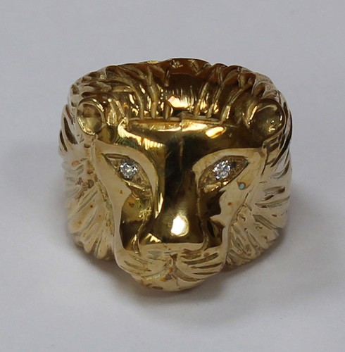Diamond lion head - diamond,