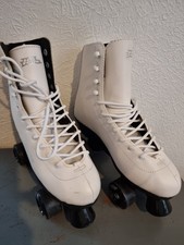 No Fear White Figure Skates