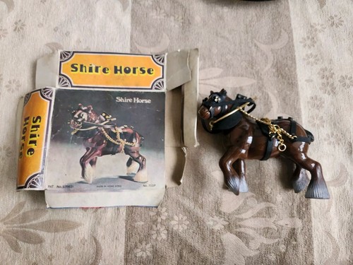 Vintage shire horse clydesdale - shire,