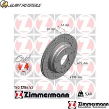 2x BRAKE DISCS 150.1286.52 FOR
