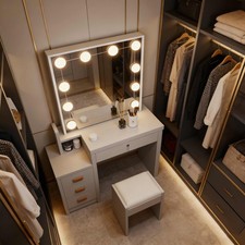 Dressing table with drawers - with,