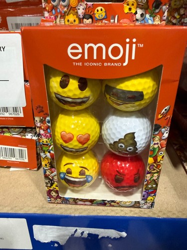 Emoji novelty golf balls - novelty,