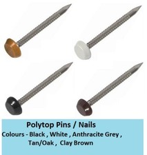 Polytop Nails - Plastic Headed Pins For Fascia & Soffit - Poly Top
