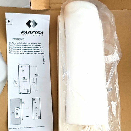 Farfisa pt511sw wired audio - farfisa,
