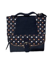Ruby Shoo Navy Spotty Handbag