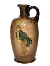 Royal Doulton Queensware Whisky Decanter/  Flask "Pickwick" — Kingsware — D5721