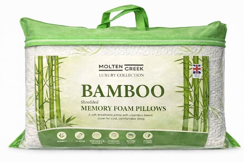 Bamboo memory foam pillow - memory,