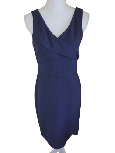 Bebe dress navy blue - bebe,