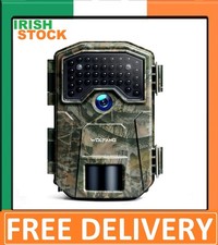 WOLFANG 36MP 2K Wildlife Trail Camera, No Glow IR Night Vision, Motion Sensor,IR