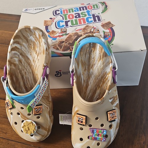 Crocs cinnamon toast crunch - "cinnamon, crunch"