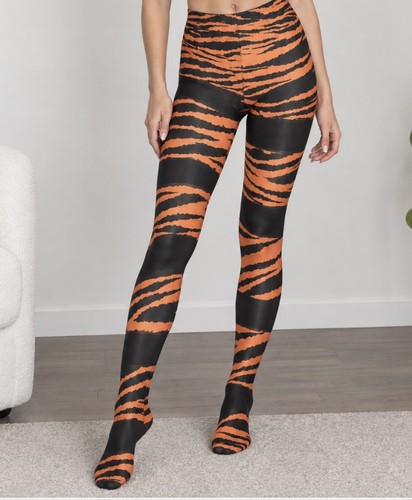 Tiger stripe print - tights, one