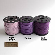 Flat Leather Cord Faux Suede