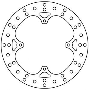 Front brake disc - front,