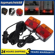 2Pcs 12V LED Magnetic Trailer