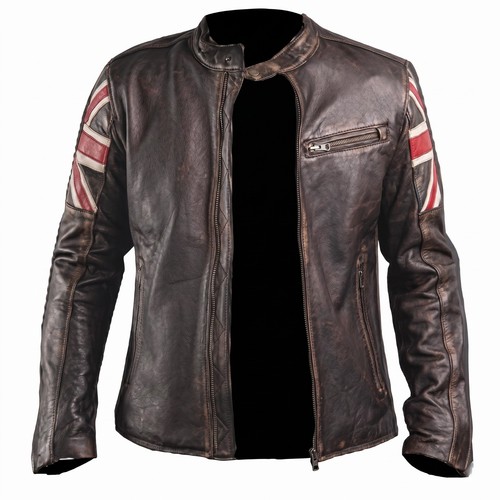 Men biker brown vintage - biker,