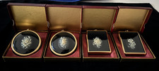 Collection of 4 Peter Bates 'Flowers in Cameo' Miniatures - 10th & 11th Edition