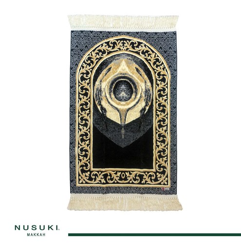 Black stone prayer - black, mat