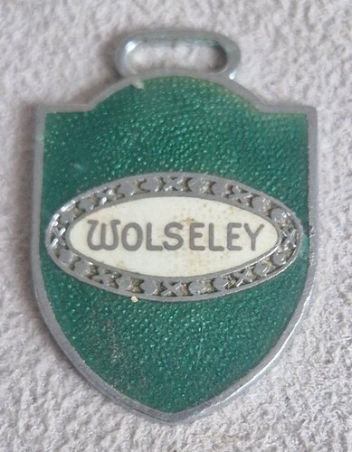 Vintage wolseley car badge - badge, /