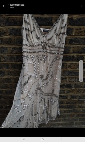 Vintage beautiful gold flapper - vintage,