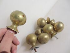 Vintage Brass Knob Drawer Handle Pull Old Cupboard Bed Antique -£8each