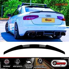 Audi A4 B8 / B8.5 Rear Boot Lip Spoiler Facelift M4 Style Gloss Black 2012-2016