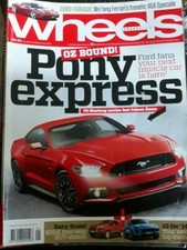 Wheels Car Magazine Jan. 2014 *PONY EXPRESS* Ford Muscle Car VGC