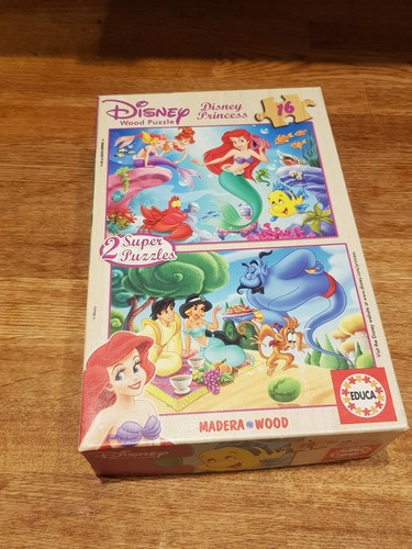 Disney wood super puzzles - wood, x2