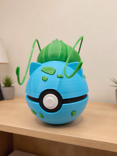 Bulbasaur pokeball printed - bulbasaur,