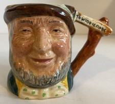Vintage Lancaster Sandland Toby To Widdicombe Character Jug 