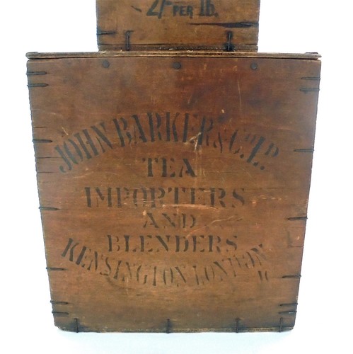 Two small antique tea - two, chests