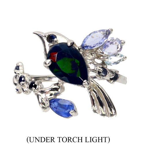 925 sterling silver ring pear - silver,