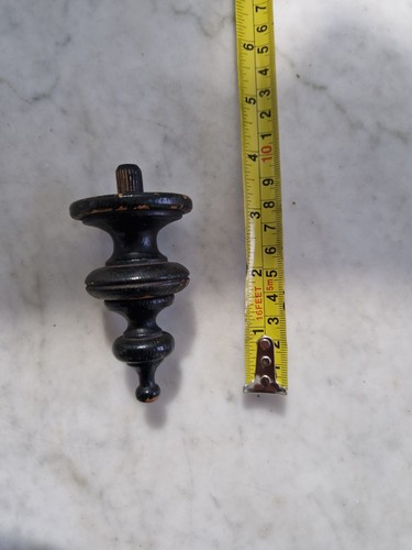 Antique clock finial - antique,