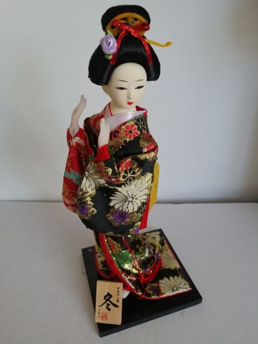 Vintage japanese geisha doll - ,