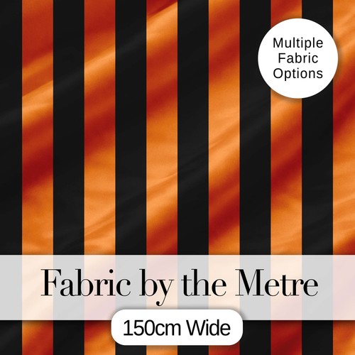 Orange black wavy stripe - wavy,
