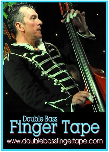 Double bass finger tape - double,