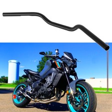 7/8" 22mm Handle Bar Drag Handlebar Black For Yamaha MT-07 MT-09 MT-03 MT-10