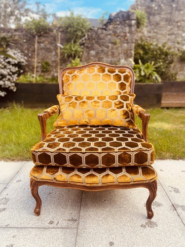Vintage style gold - style, velvet