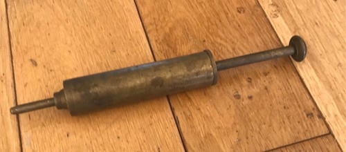 Vintage solid brass - , grease