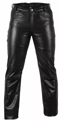 Mens biker jeans - biker, black