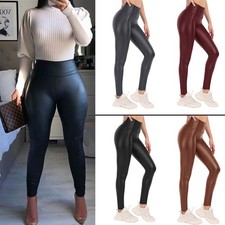 Women's Faux Leather Leggings