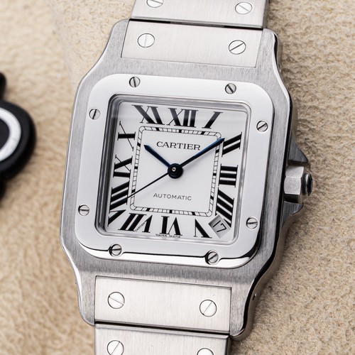 Cartier santos galbée 32mm - santos,