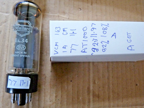 Mullard el34 code xf3 - mullard,