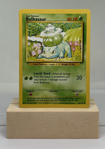 1999 bulbasaur pokemon - 1999, card
