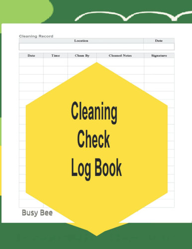 Cleaning check log book - check,