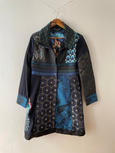 Desigual women coat size 44 - women's,