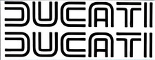 2x Classic DUCATI Decals /